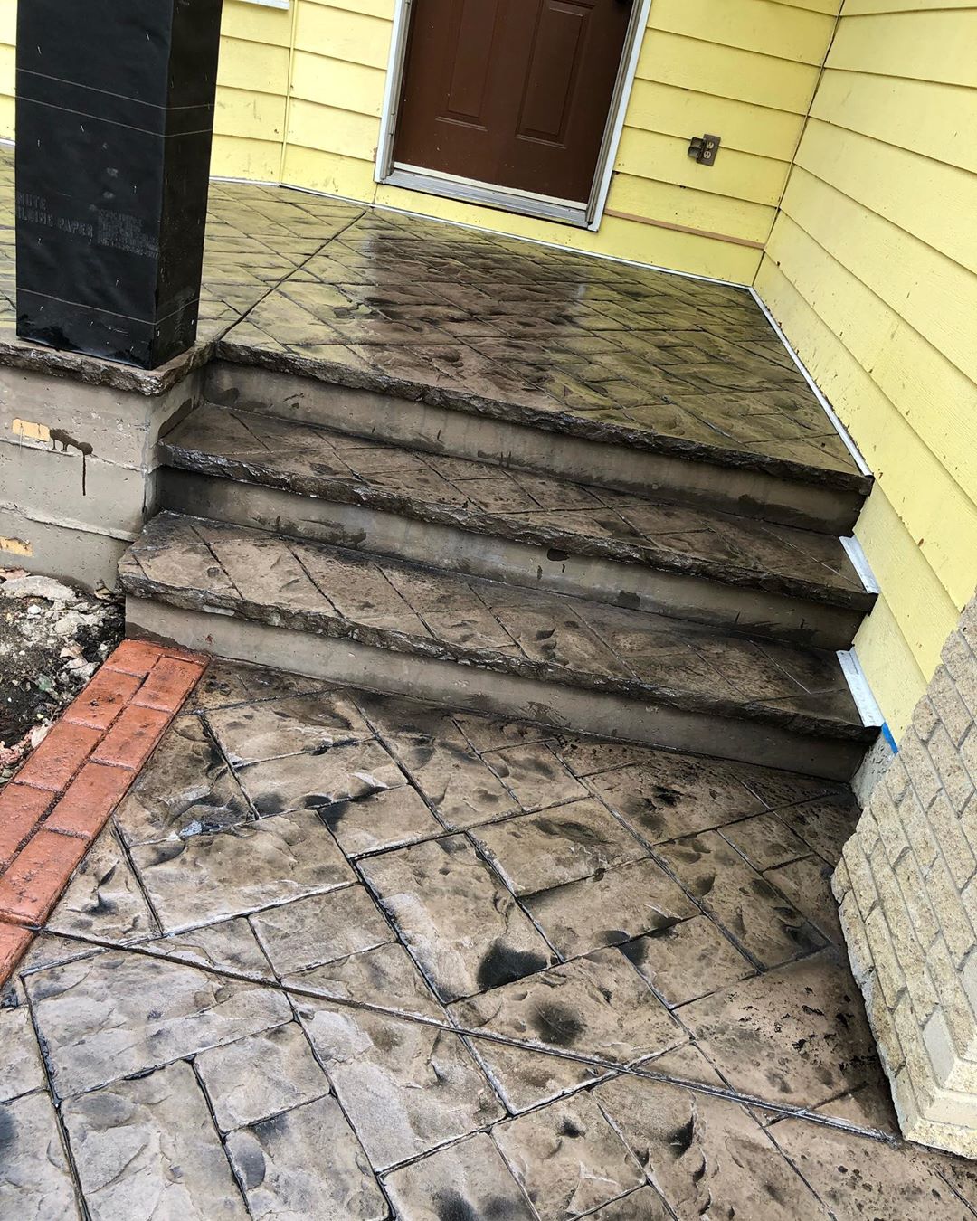 Stamped concrete sealing Calgary
