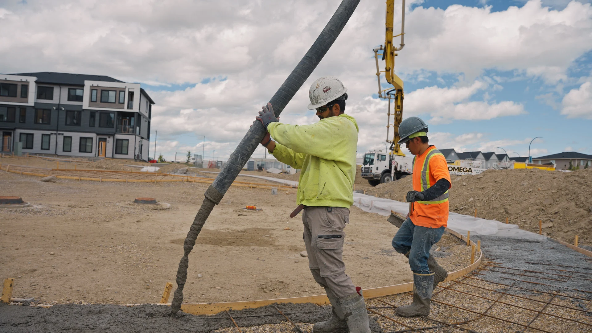Resurfaced commercial concrete
