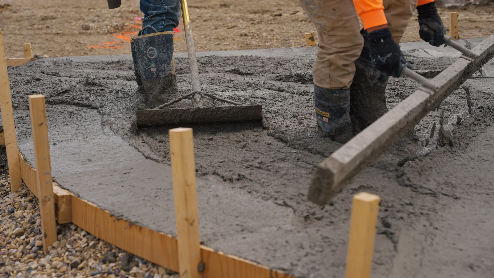 Large commercial slab in Calgary