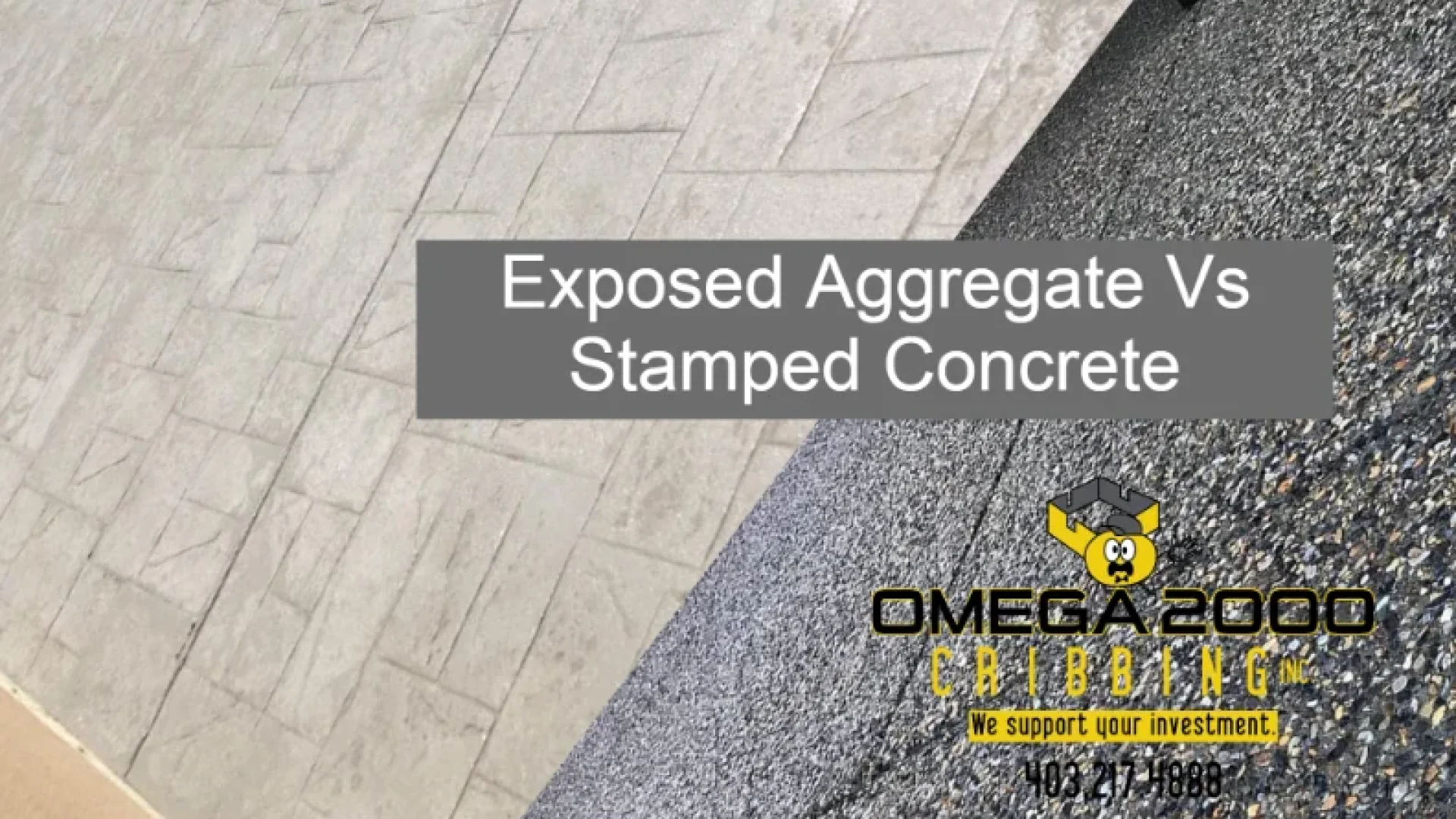 Exposed Aggregate Vs Stamped Concrete in Calgary