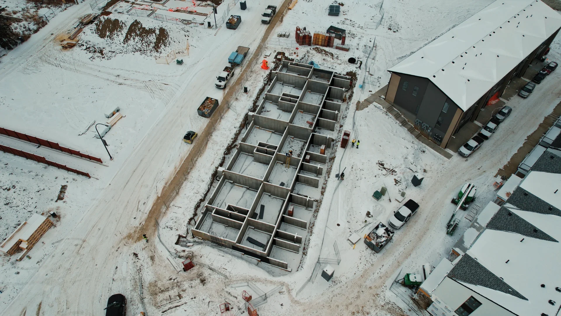 Sequencing Foundations Across a Row: Keeping Framing Crews Moving