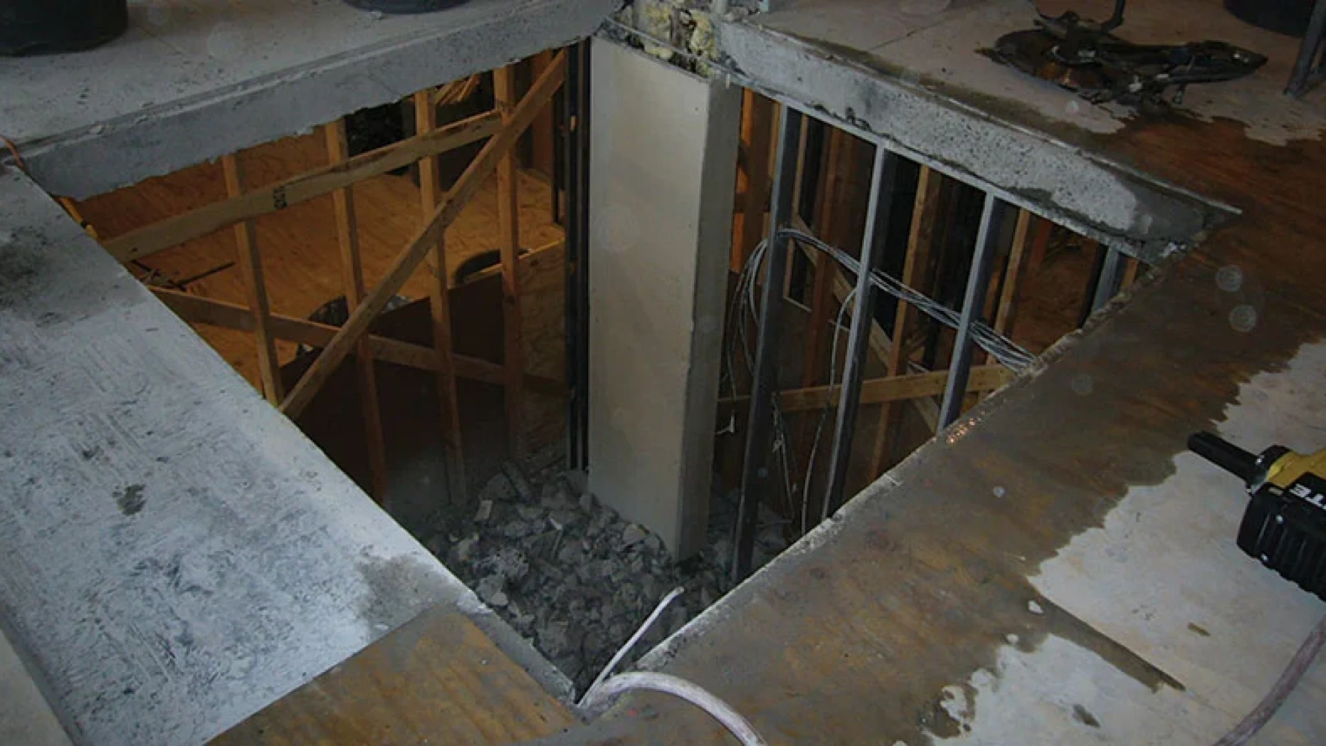 Cutting Openings in an Existing Concrete Slab