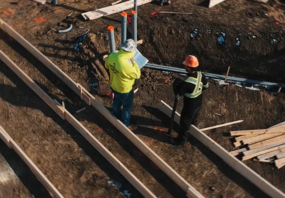 Omega 2000 concrete repair site Calgary