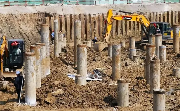 concrete piles
