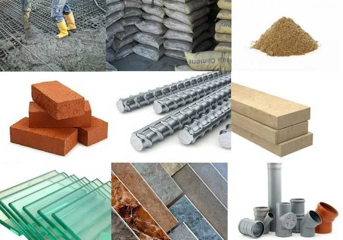 concrete and other materials