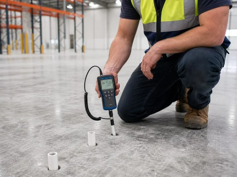 Concrete Slab Moisture Testing