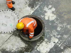 Confined Space Entry on a Calgary Concrete Site