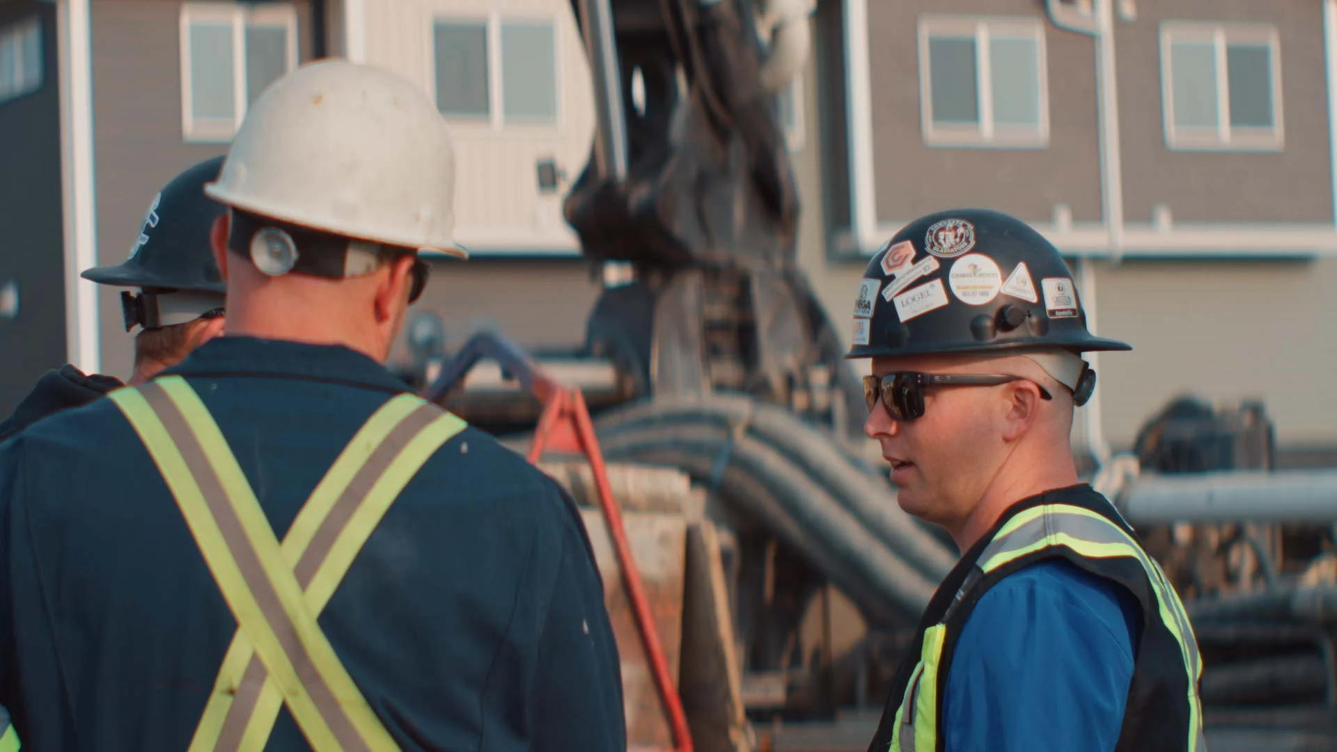 Omega 2000 concrete pour in Southern Alberta