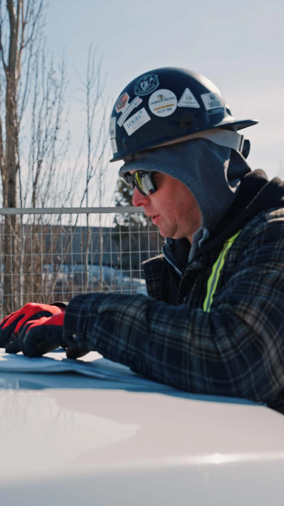 Omega 2000 crew on a Calgary site